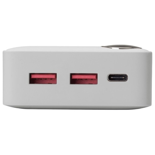 Внешний аккумулятор «Mild Pro» c быстрой зарядкой QC/PD, 20 000 mAh, белый