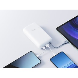 Внешний аккумулятор с встроенным кабелем Xiaomi Power Bank 20000mAh (Integrated Cable) GL Light Gray