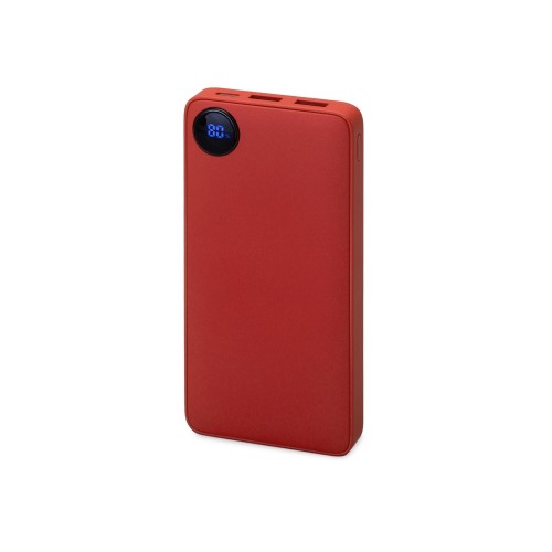 Внешний аккумулятор с дисплеем «Mild», 10 000 mAh, красный