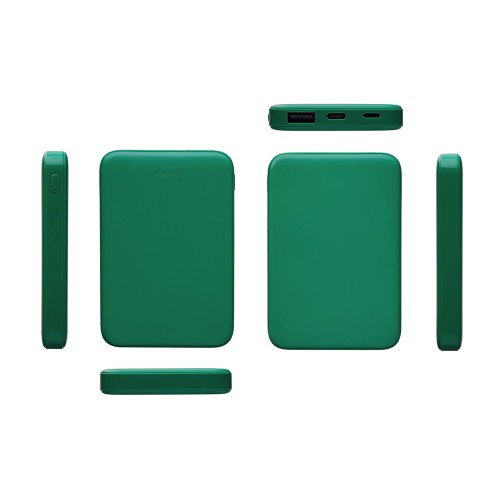 Внешний аккумулятор «Simp», 5000 мАч, зеленый