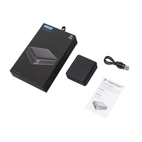 Внешний аккумулятор «Brick 10» с быстрой зарядкой QC/PD, 10000 мАч, черный