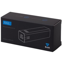 Внешний аккумулятор «Rail», 5000 mAh, черный