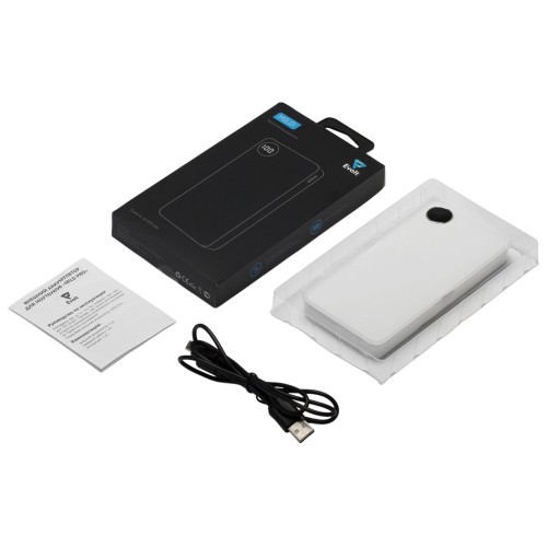 Внешний аккумулятор с дисплеем «Mild», 10 000 mAh, белый