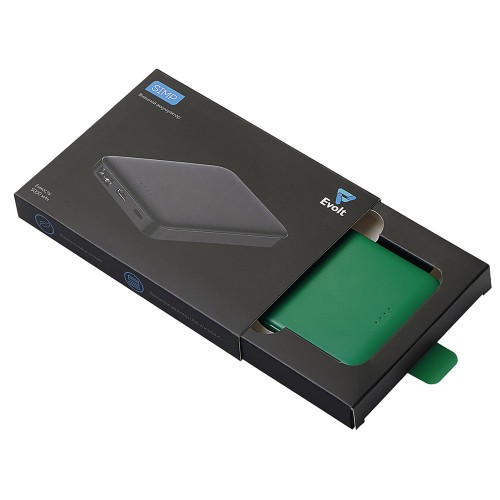 Внешний аккумулятор «Simp», 5000 мАч, зеленый