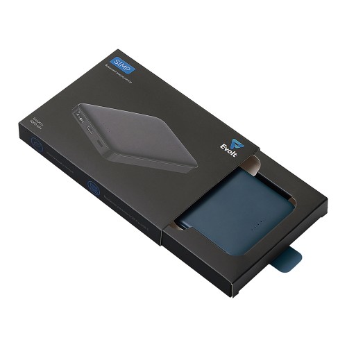 Внешний аккумулятор «Simp», 5000 мАч, темно-синий