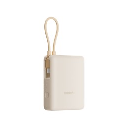 Внешний аккумулятор со встроенным кабелем Xiaomi Power Bank 10000mAh (Integrated Cable) Tan GL