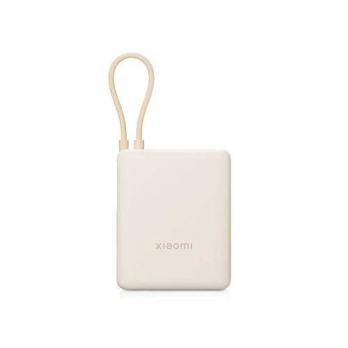 Внешний аккумулятор со встроенным кабелем Xiaomi 33W Power Bank 10000mAh (Integrated Cable) Tan GL