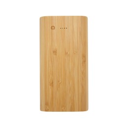 Портативное зарядное устройство Tulda из бамбука, 20 000 мАч, натуральный