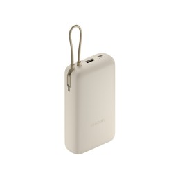 Внешний аккумулятор со встроенным кабелем Xiaomi 33W Power Bank 20000mAh (Integrated Cable) Tan GL