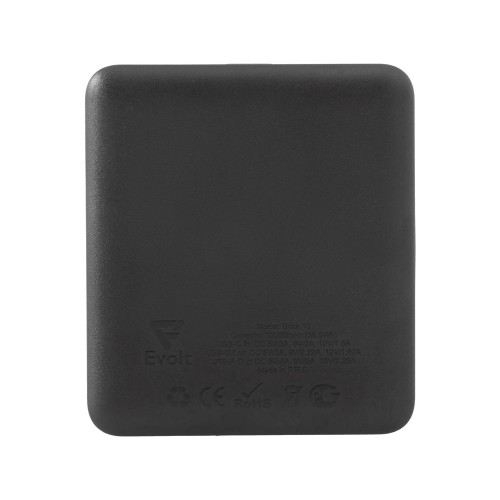 Внешний аккумулятор «Brick 10» с быстрой зарядкой QC/PD, 10000 мАч, черный