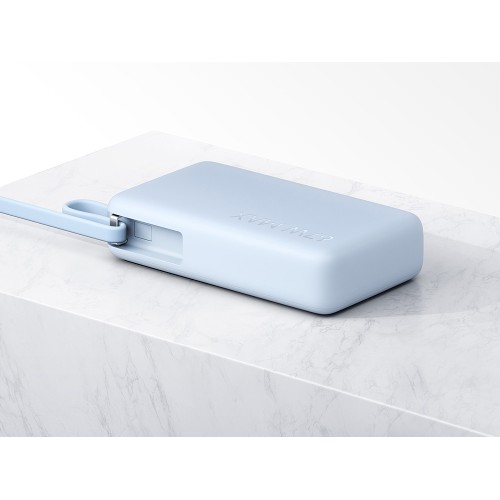 Внешний аккумулятор со встроенным кабелем Xiaomi 67W Power Bank 10000 (Integrated Cable) Ice Blue