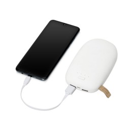 Внешний аккумулятор в форме камня «Stone», 10400 mAh, белый