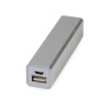 Портативное зарядное устройство "Брадуэлл", 2200 mAh, серебристый