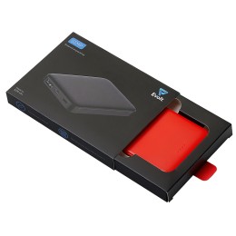 Внешний аккумулятор «Simp», 5000 мАч, красный