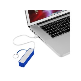 Портативное зарядное устройство "Jive", ярко-синий/белый