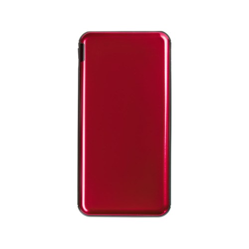 Внешний аккумулятор «Forge» v.2, металл, 10000mah, красный