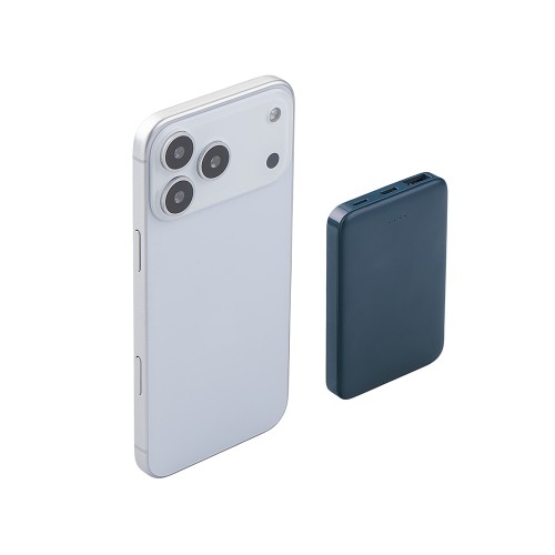 Внешний аккумулятор «Simp», 5000 мАч, темно-синий