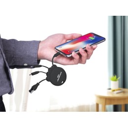 Портативное зарядное устройство «Octopus Booster», 1000 mAh, черный