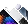 Внешний аккумулятор с встроенным кабелем Xiaomi Power Bank 20000mAh (Integrated Cable) GL Light Gray