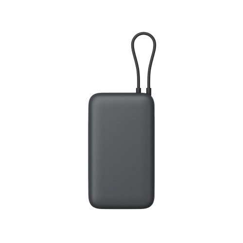 Внешний аккумулятор с встроенным кабелем Xiaomi Power Bank 20000mAh (Integrated Cable) GL Dark Gray