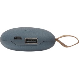 Внешний аккумулятор в форме камня «Stone», 5200 mAh, серо-синий