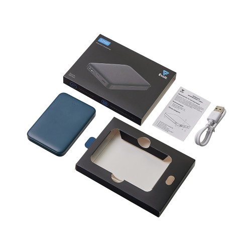 Внешний аккумулятор «Simp», 5000 мАч, темно-синий