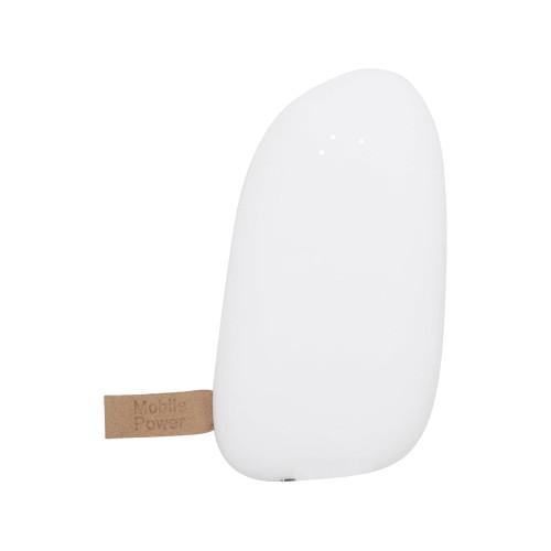 Внешний аккумулятор в форме камня «Stone», 5200 mAh, белый (Р)