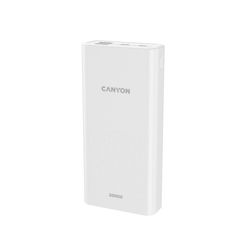 Портативный аккумулятор Canyon PB-2001 (CNE-CPB2001W), белый