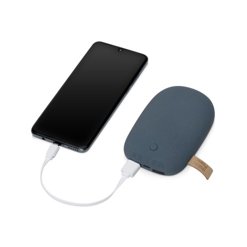 Внешний аккумулятор в форме камня «Stone», 7800 mAh, темно-серый