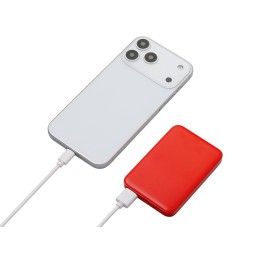 Внешний аккумулятор «Simp», 5000 мАч, красный