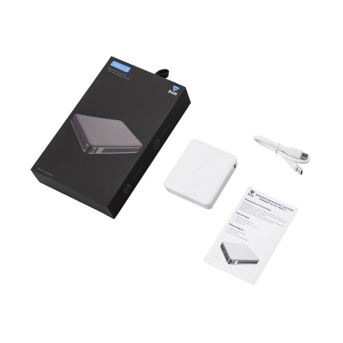 Внешний аккумулятор «Brick 5» с быстрой зарядкой PD, 5000 мАч, белый