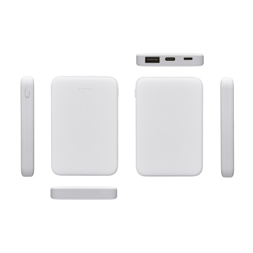 Внешний аккумулятор «Simp», 5000 мАч, белый