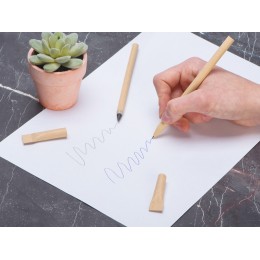 Набор из ручки и вечного карандаша из переработанной бумаги "Recycled Duo", натуральный