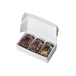 Набор подарочный с тремя видами чая "Bouquet" (два черных чая, зеленый чай)