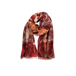 Мужской шарф "Красный Оникс"