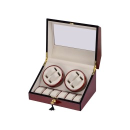 Шкатулка для часов с автоподзаводом «Цюрих», красное дерево