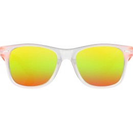 Очки солнцезащитные с зеркальными линзами "Partymaker", оранжевый