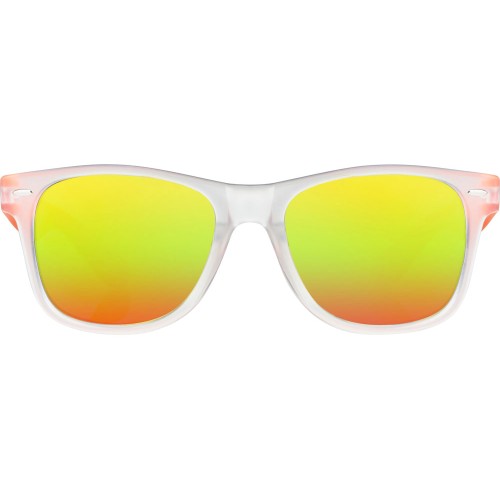 Очки солнцезащитные с зеркальными линзами "Partymaker", оранжевый