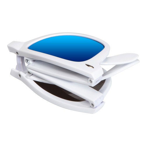 Складные очки с зеркальными линзами "Ibiza", белый