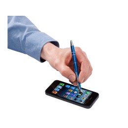 Ручка-стилус шариковая "Charleston", синий, черные чернила