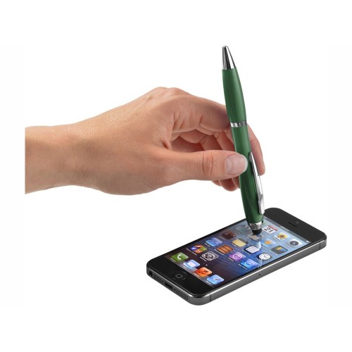 Ручка-стилус шариковая "Nash", зеленый