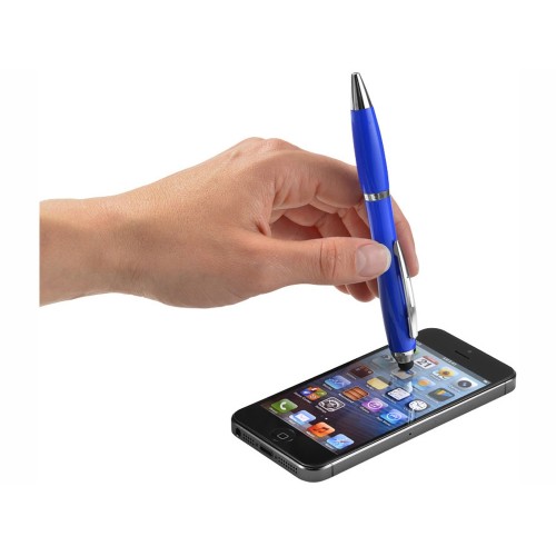 Ручка-стилус шариковая "Nash", ярко-синий