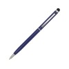 Шариковая ручка Ore алюминиевая со стилусом - Синий