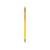 Ручка-стилус металлическая шариковая "Jucy", желтый