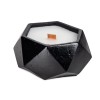 Свеча в декоративном стакане "Geometry", черный
