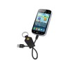 Кабель-брелок USB-MicroUSB «Pelle», черный