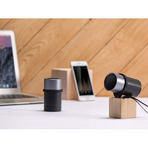 Портативные парные колонки Qjet TWS "Mates" с черными кольцами