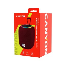 Беспроводная колонка Canyon BSP-8 (CNE-CBTSP8R), 10 Вт, бордовый