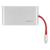 Хаб USB Rombica Type-C Hermes Red (Р)