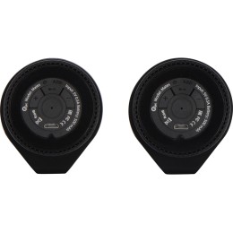 Портативные парные колонки Qjet TWS "Mates" с черными кольцами